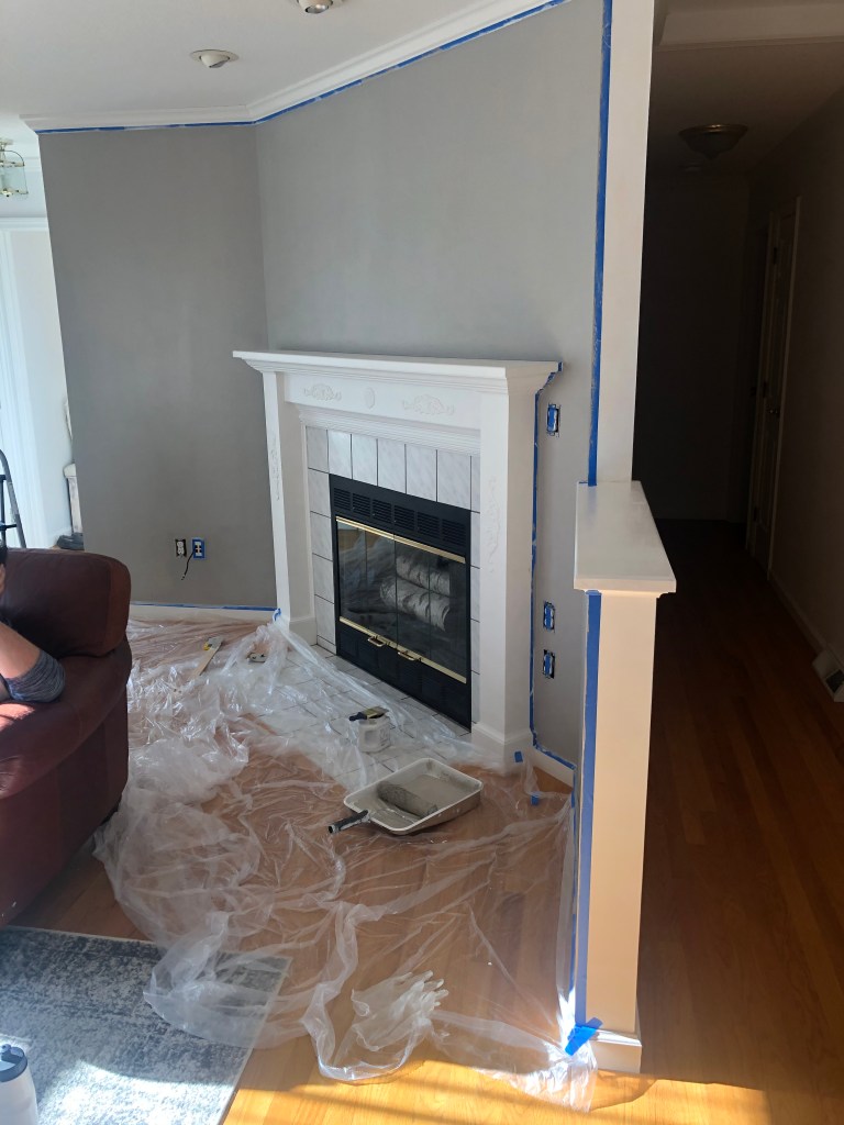 1 coat "Requisite Gray"